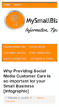 Mobile Screenshot of mysmallbizresources.com